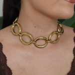 Gargantilha de elos médios